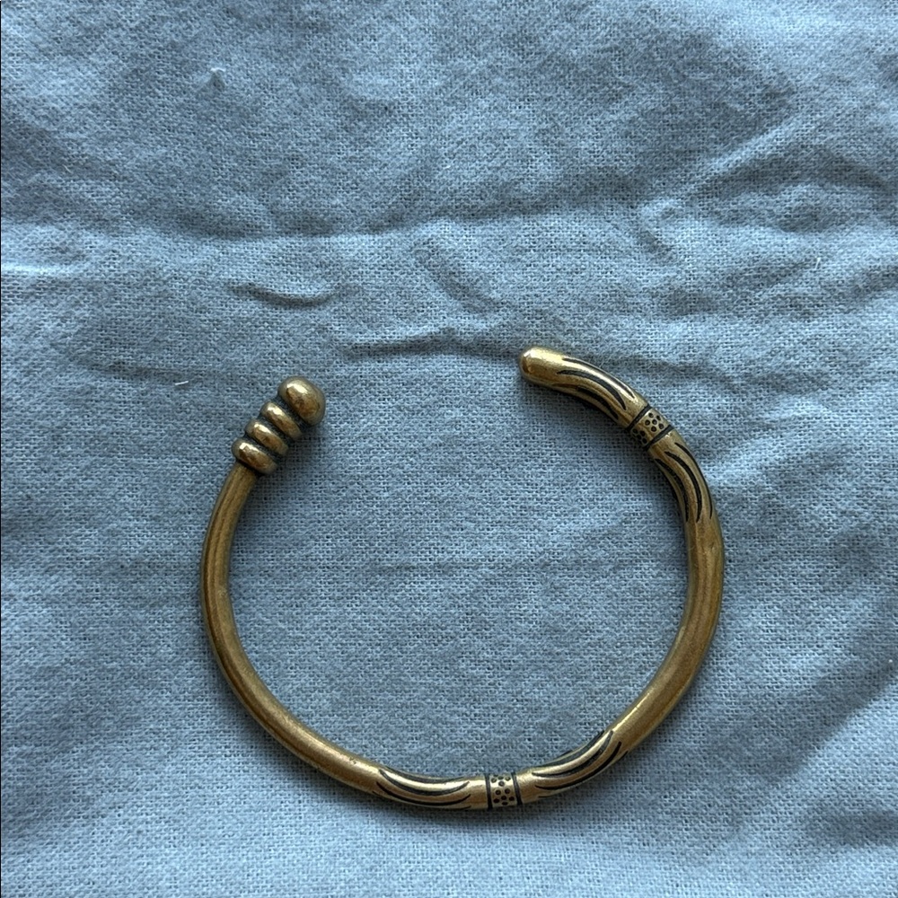 Gold-Tone Open Cuff Bracelet